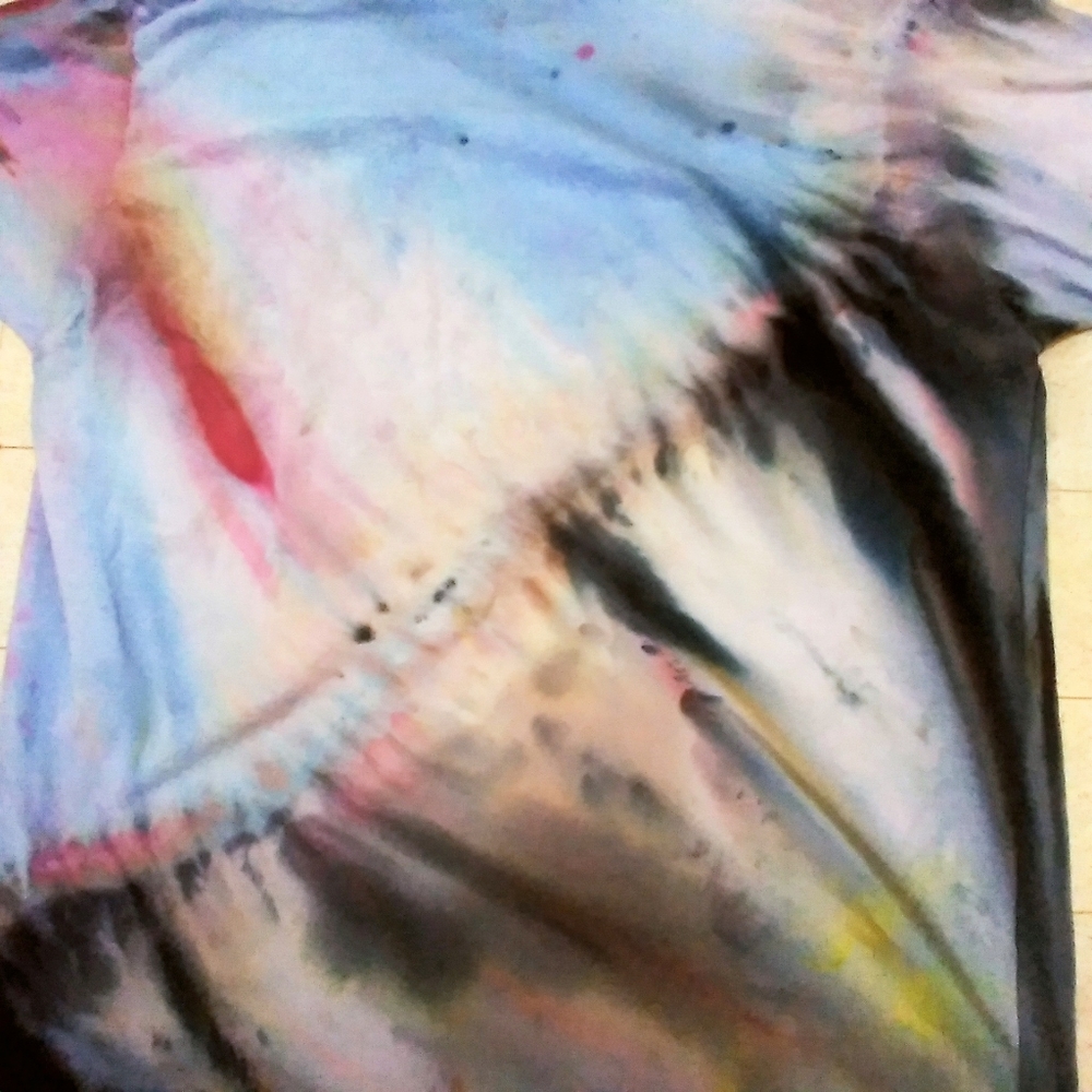 Hanes XL Comfort Soft Ice Tie Dyed Gravity Style.. Bright Bold Beautiful Colors - Picture 4 of 5